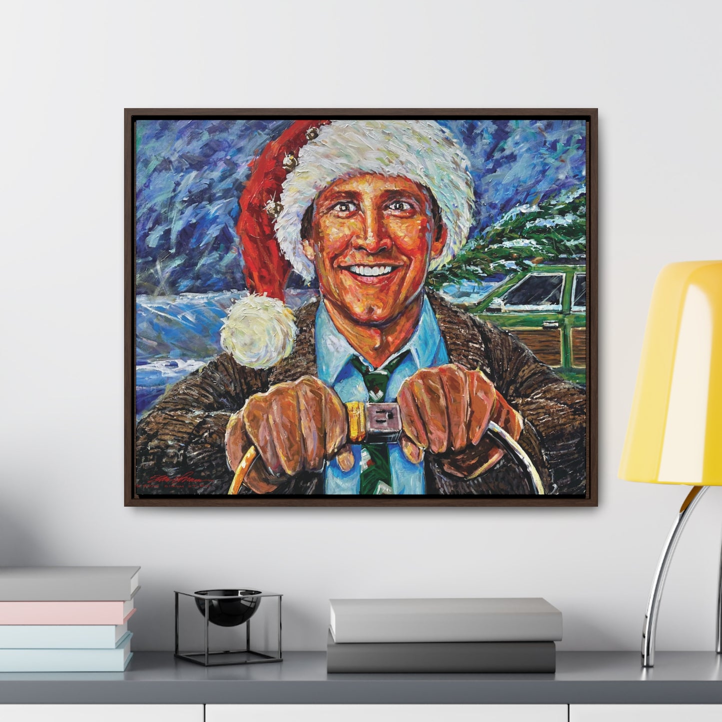 CLARK GRISWOLD FRAMED CANVAS PRINT small / medium