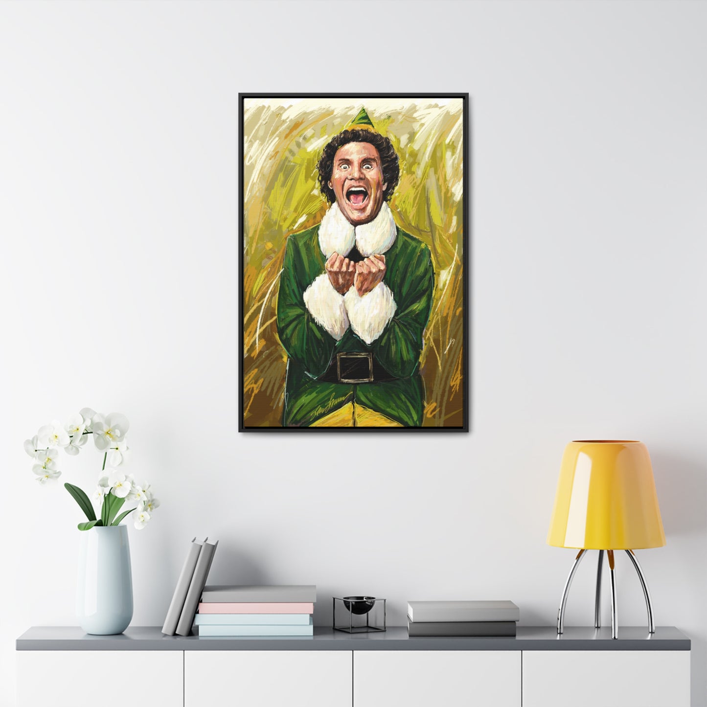 ELF Framed Canvas Print