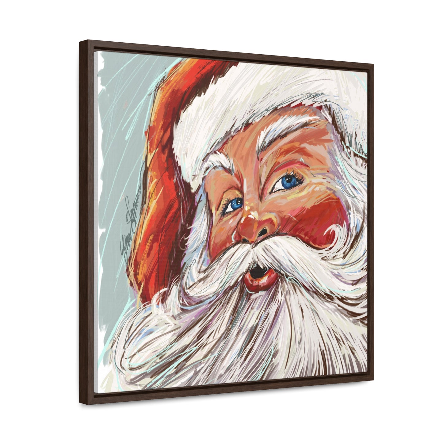 Vonde’s Santa Giclee on Canvas