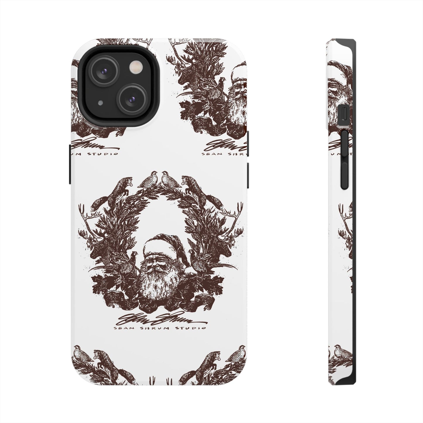 Woodland Santa iPhone Case / DOUBLE CHECK SIZE BEFORE ORDERING