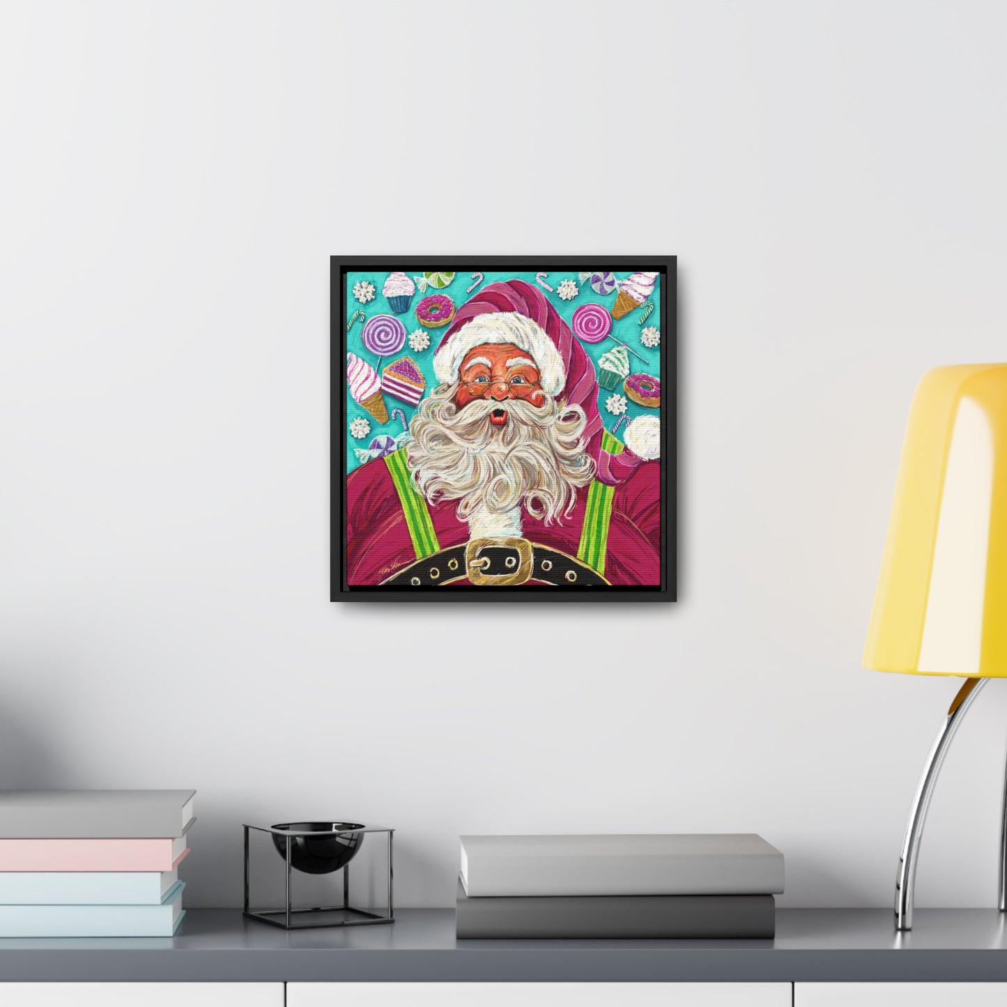 Candy Claus Canvas Giclee