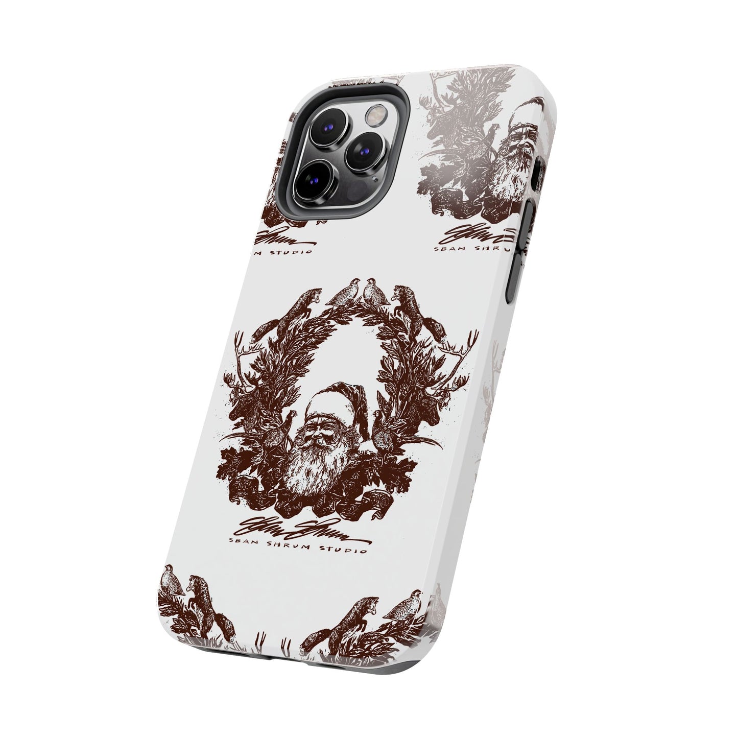 Woodland Santa iPhone Case / DOUBLE CHECK SIZE BEFORE ORDERING