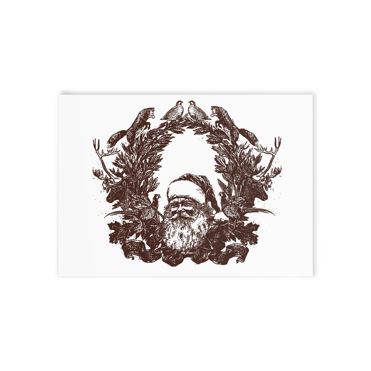 Woodland Holiday Cards (Two-sided print)