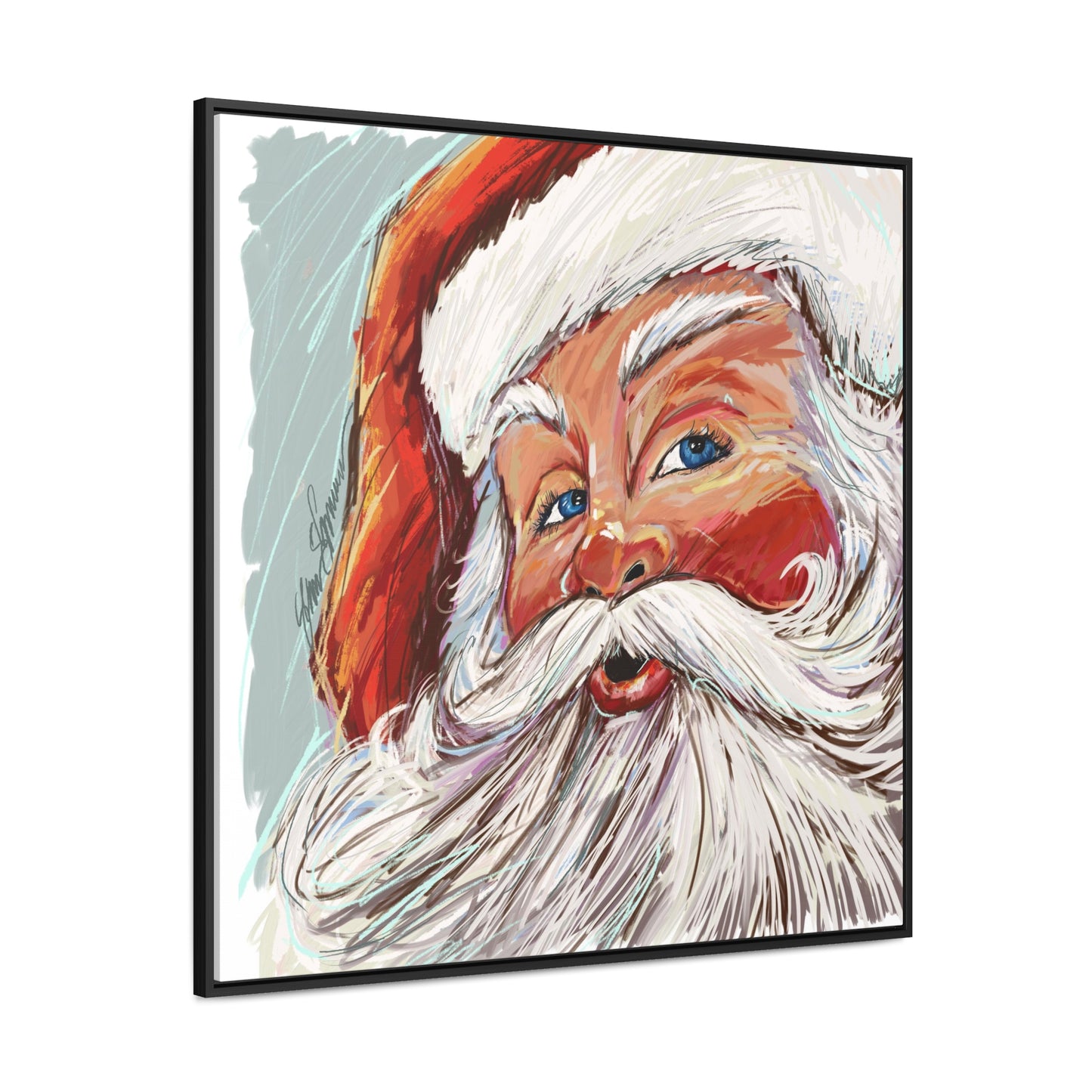 Vonde’s Santa Giclee on Canvas