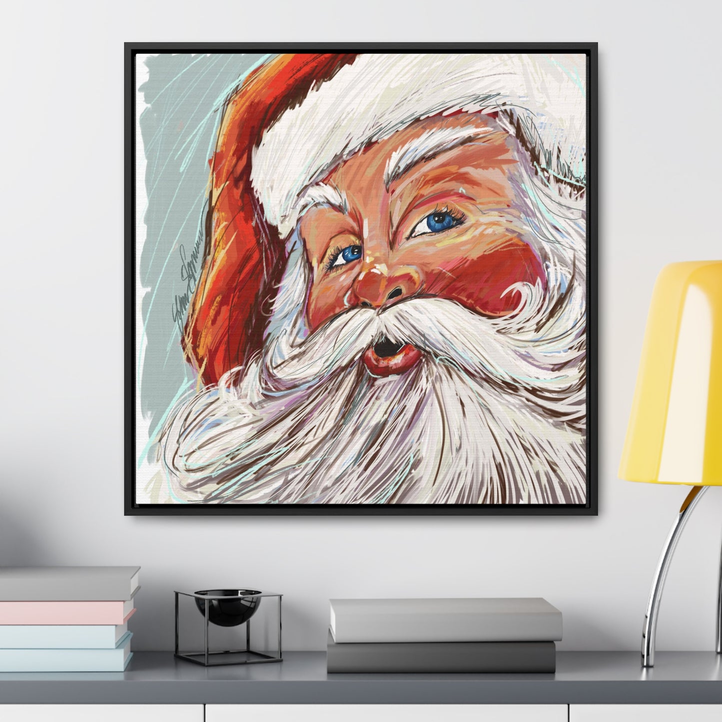 Vonde’s Santa Giclee on Canvas