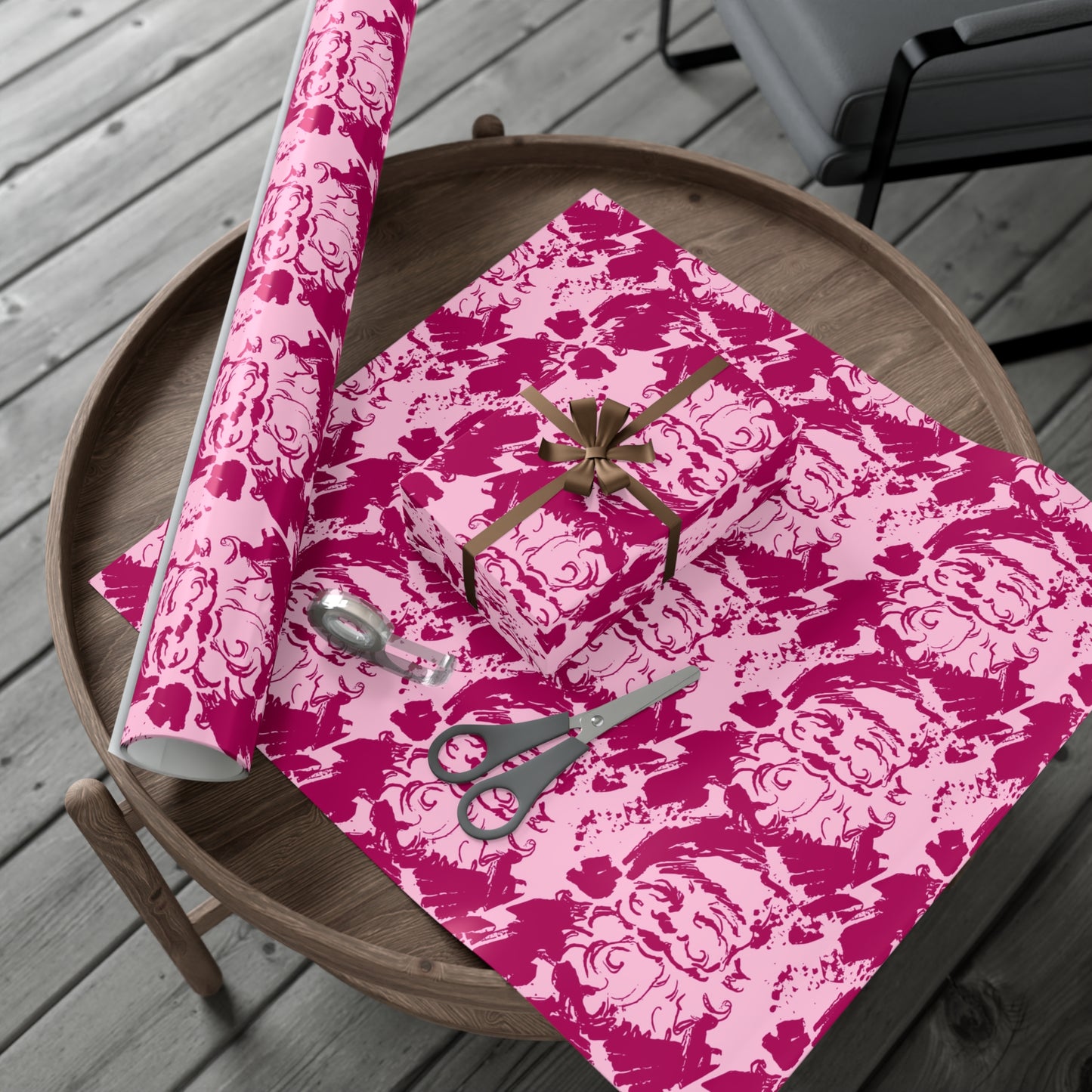 Santa Pink paper