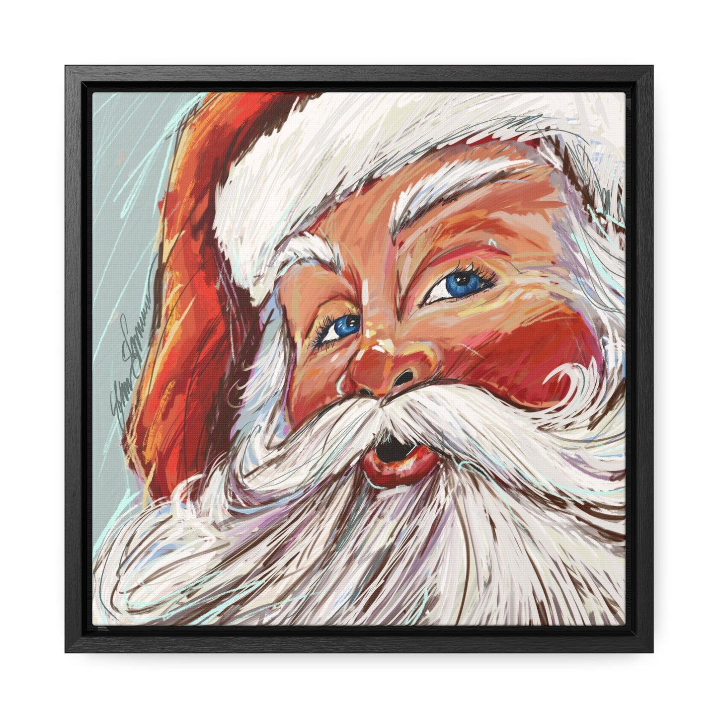 Vonde’s Santa Giclee on Canvas