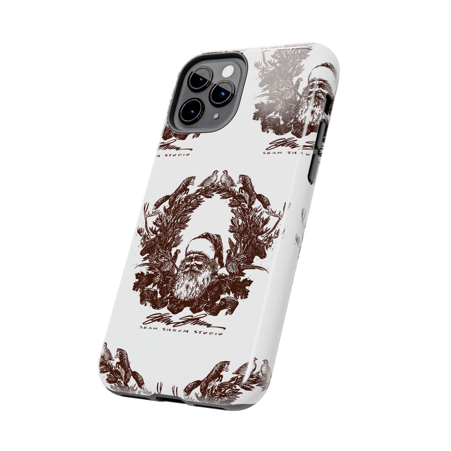 Woodland Santa iPhone Case / DOUBLE CHECK SIZE BEFORE ORDERING