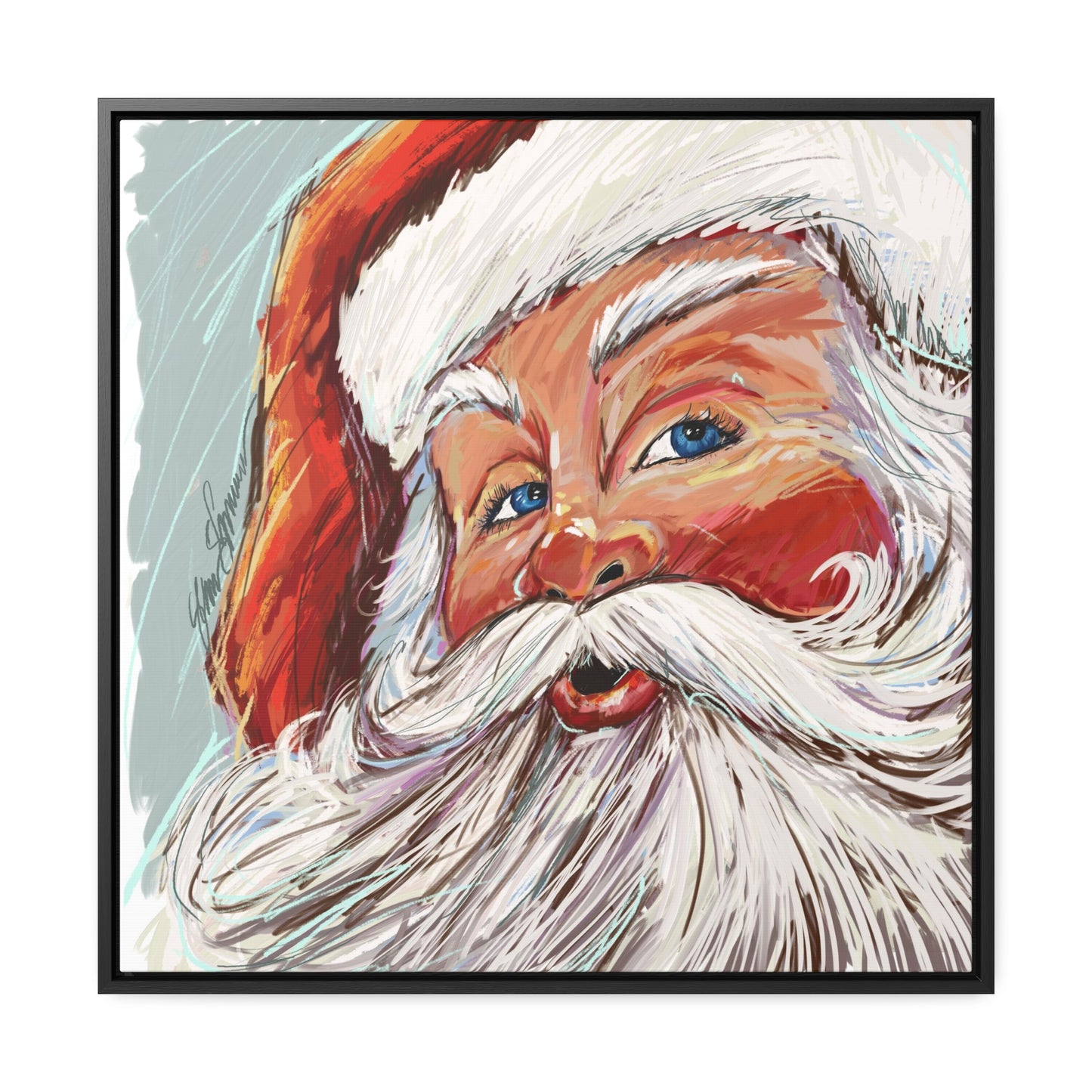 Vonde’s Santa Giclee on Canvas