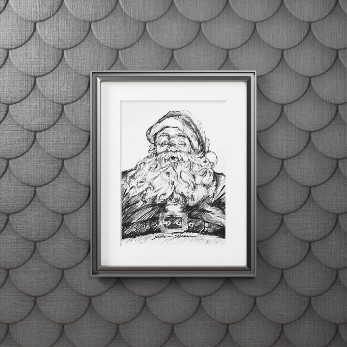 2023 Santa Fine Art Print