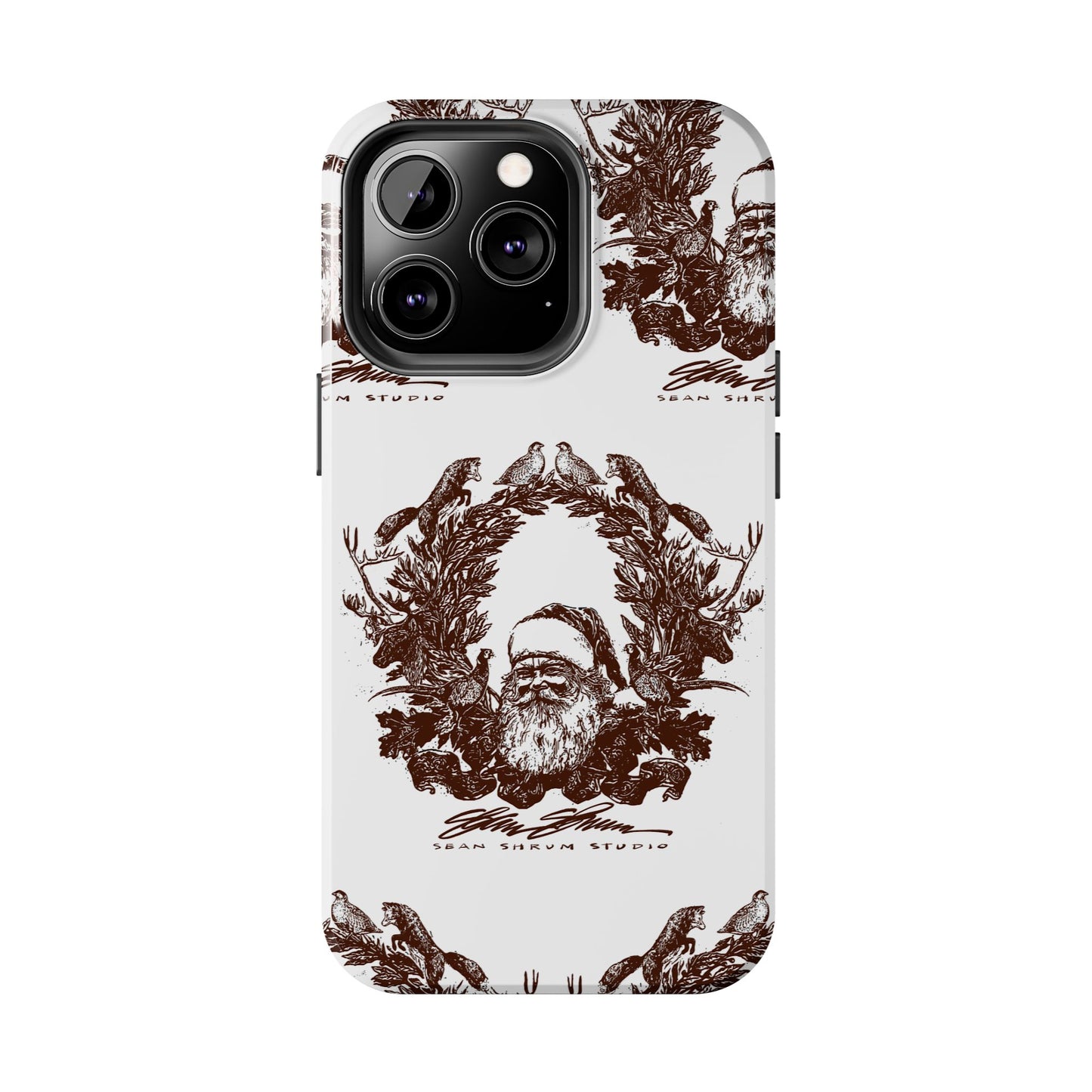 Woodland Santa iPhone Case / DOUBLE CHECK SIZE BEFORE ORDERING