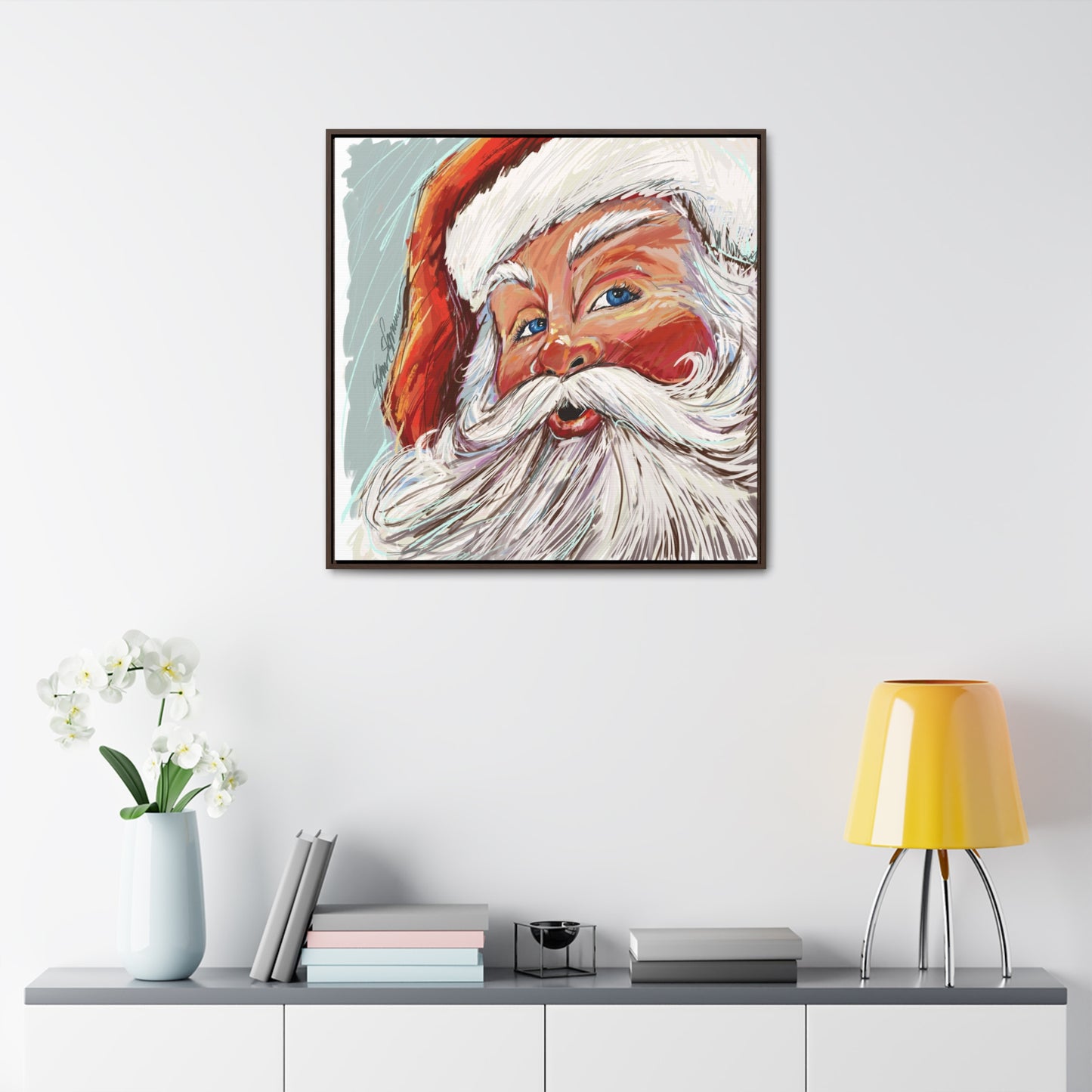 Vonde’s Santa Giclee on Canvas