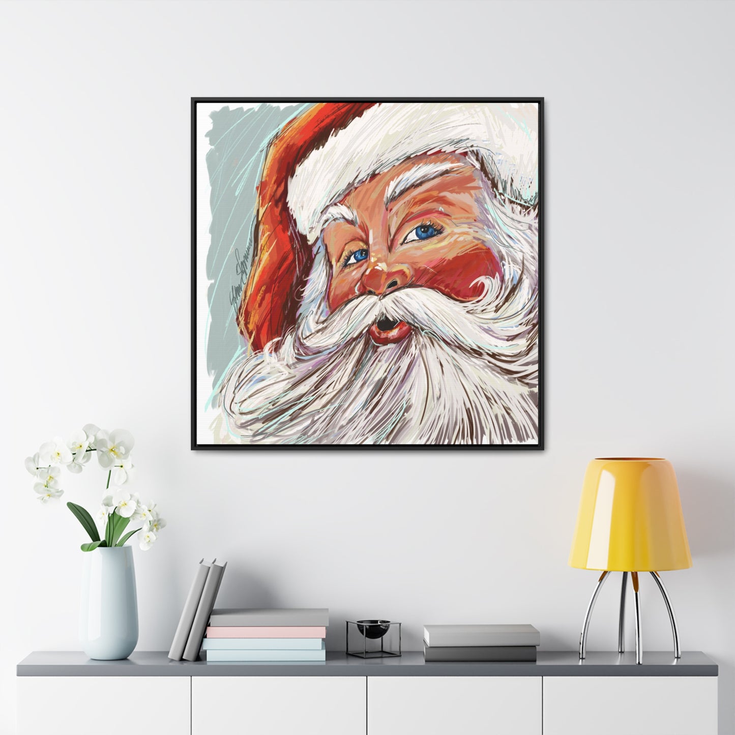 Vonde’s Santa Giclee on Canvas