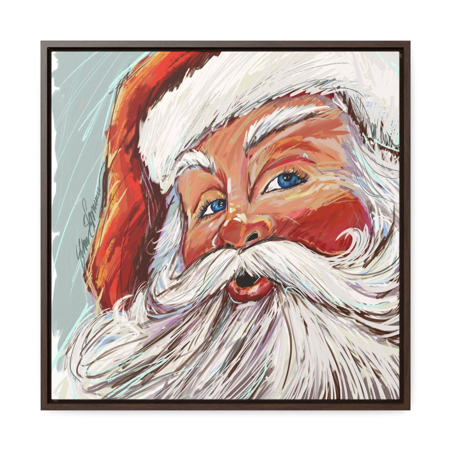 Vonde’s Santa Giclee on Canvas