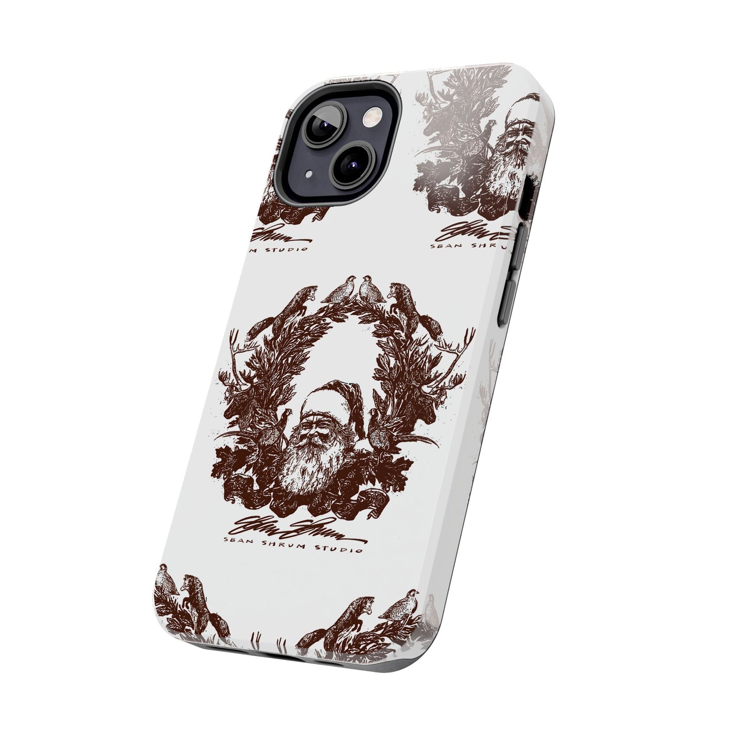 Woodland Santa iPhone Case / DOUBLE CHECK SIZE BEFORE ORDERING