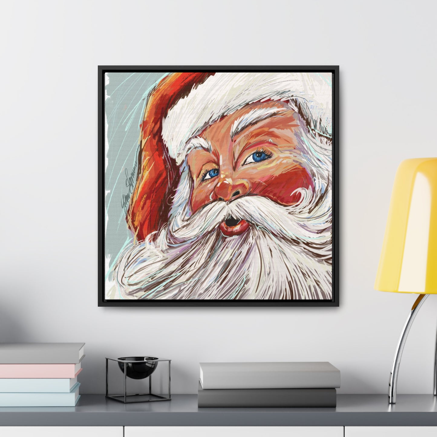Vonde’s Santa Giclee on Canvas