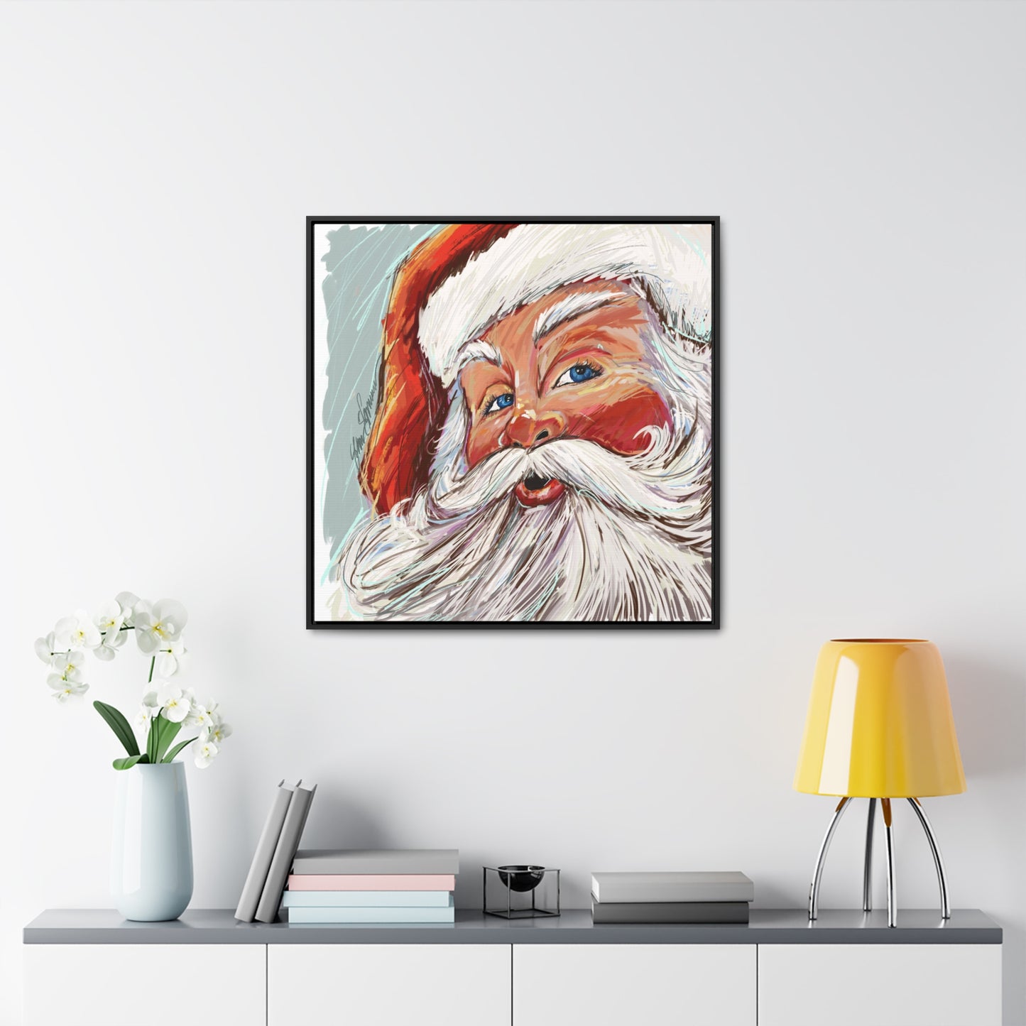 Vonde’s Santa Giclee on Canvas