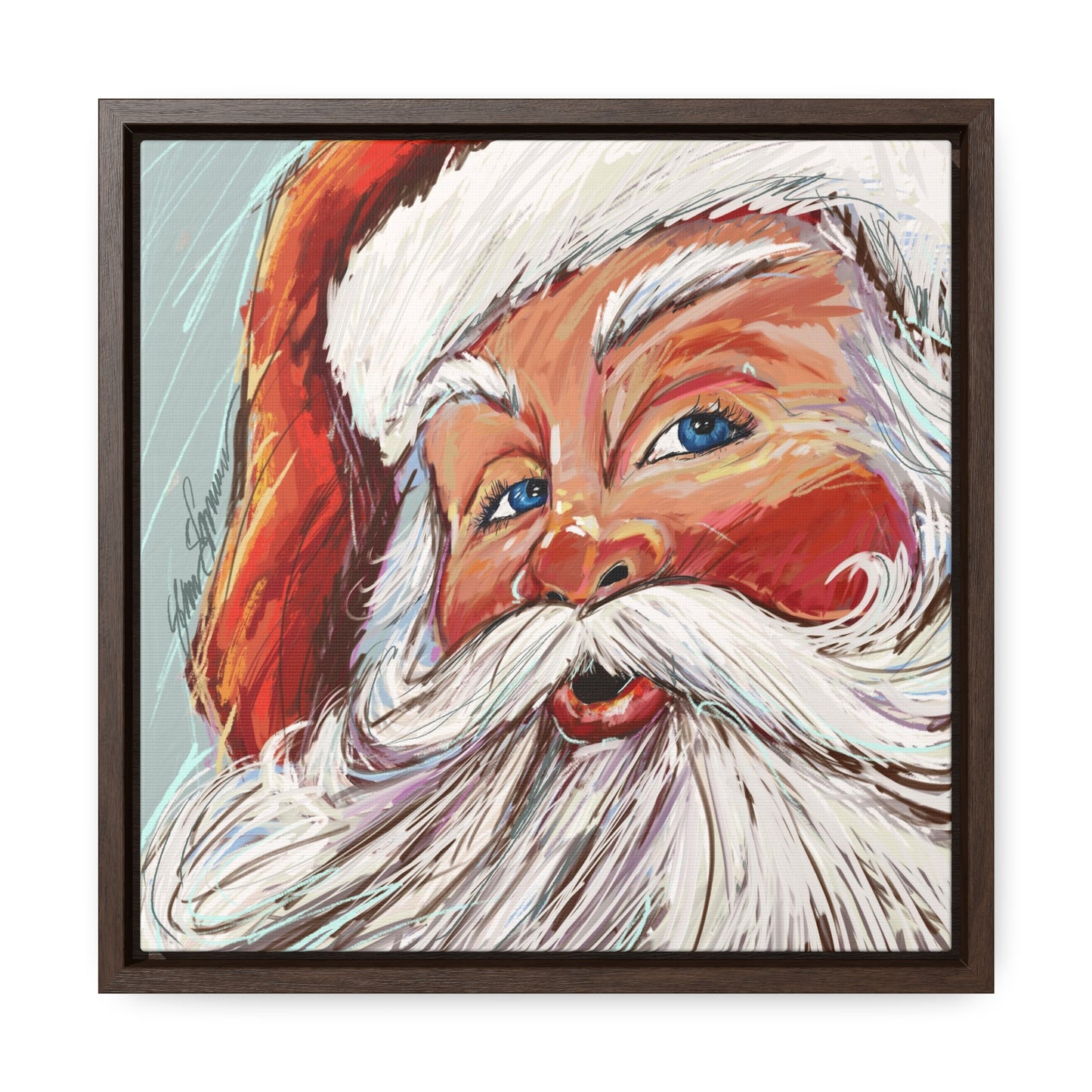 Vonde’s Santa Giclee on Canvas