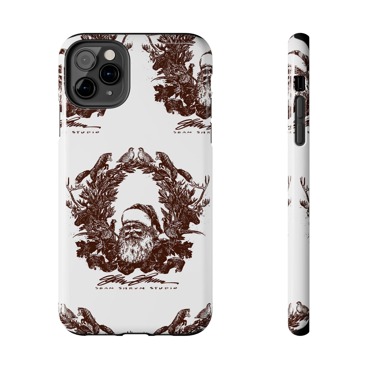 Woodland Santa iPhone Case / DOUBLE CHECK SIZE BEFORE ORDERING