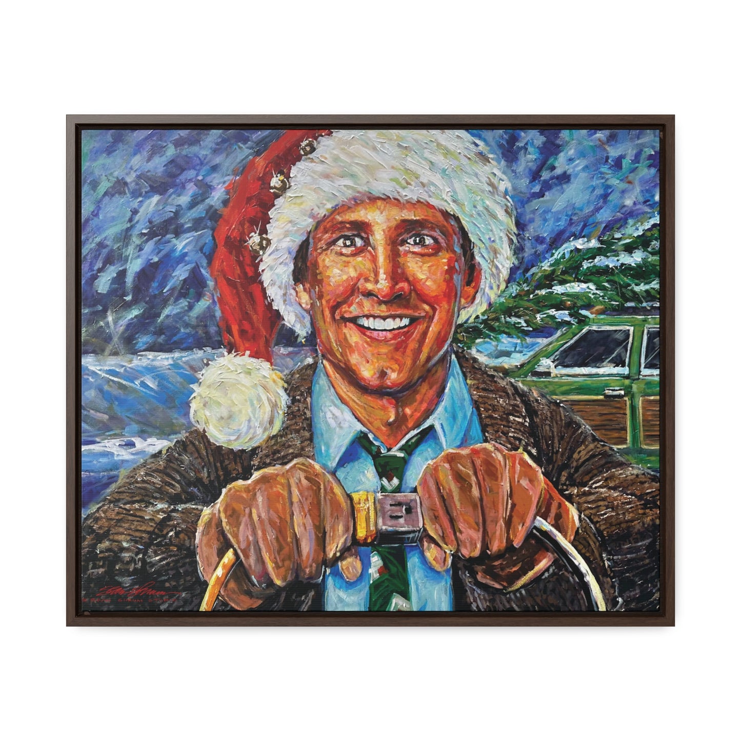 CLARK GRISWOLD FRAMED CANVAS PRINT small / medium
