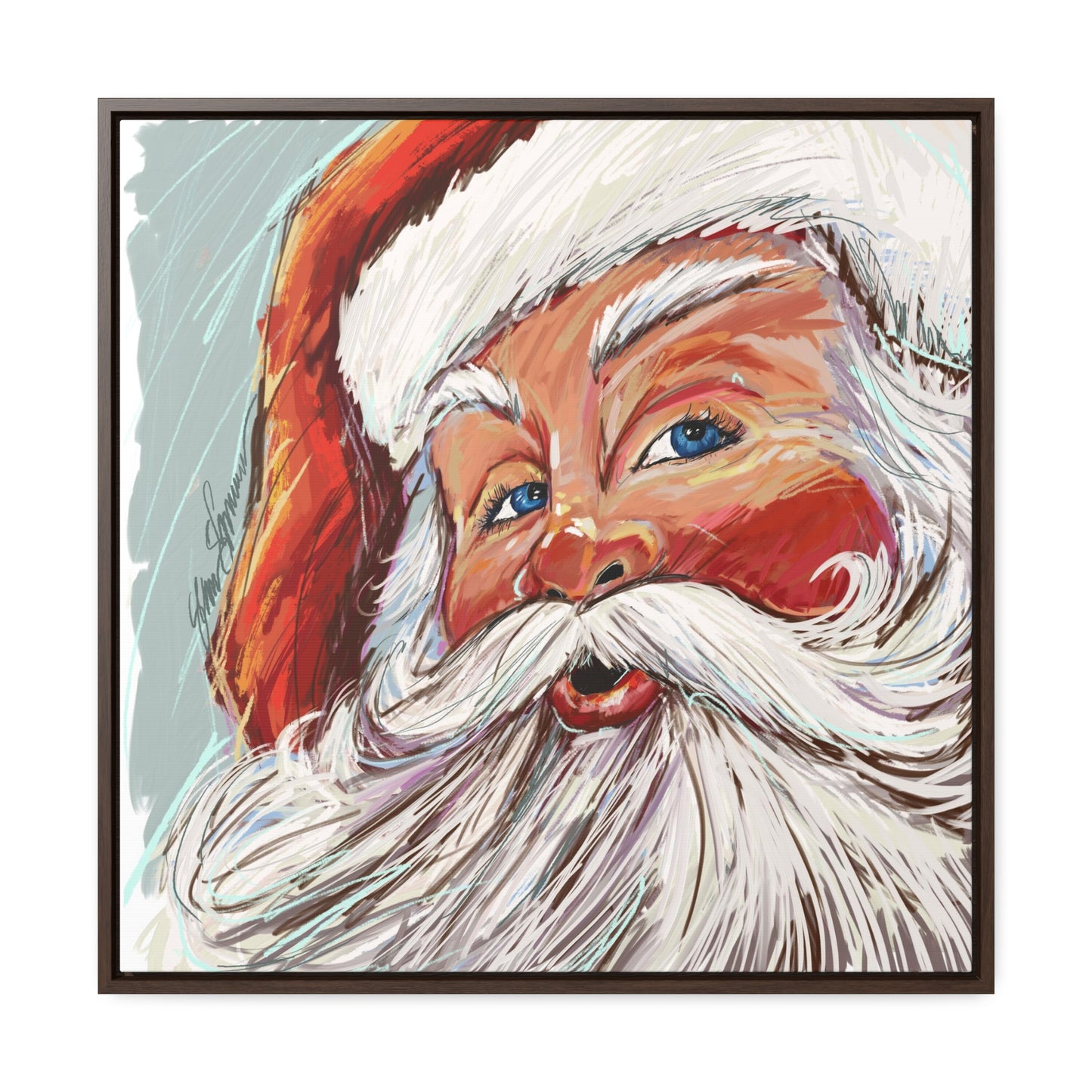 Vonde’s Santa Giclee on Canvas
