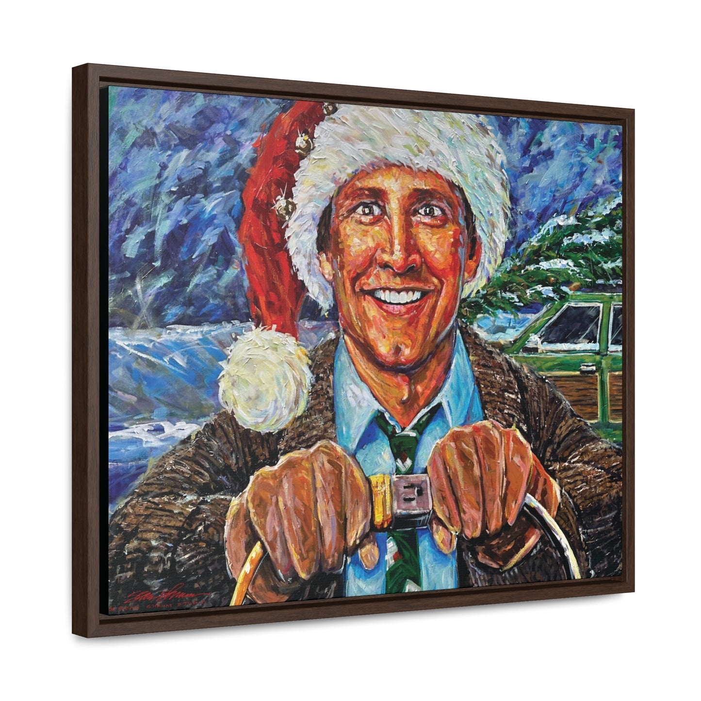 CLARK GRISWOLD FRAMED CANVAS PRINT small / medium