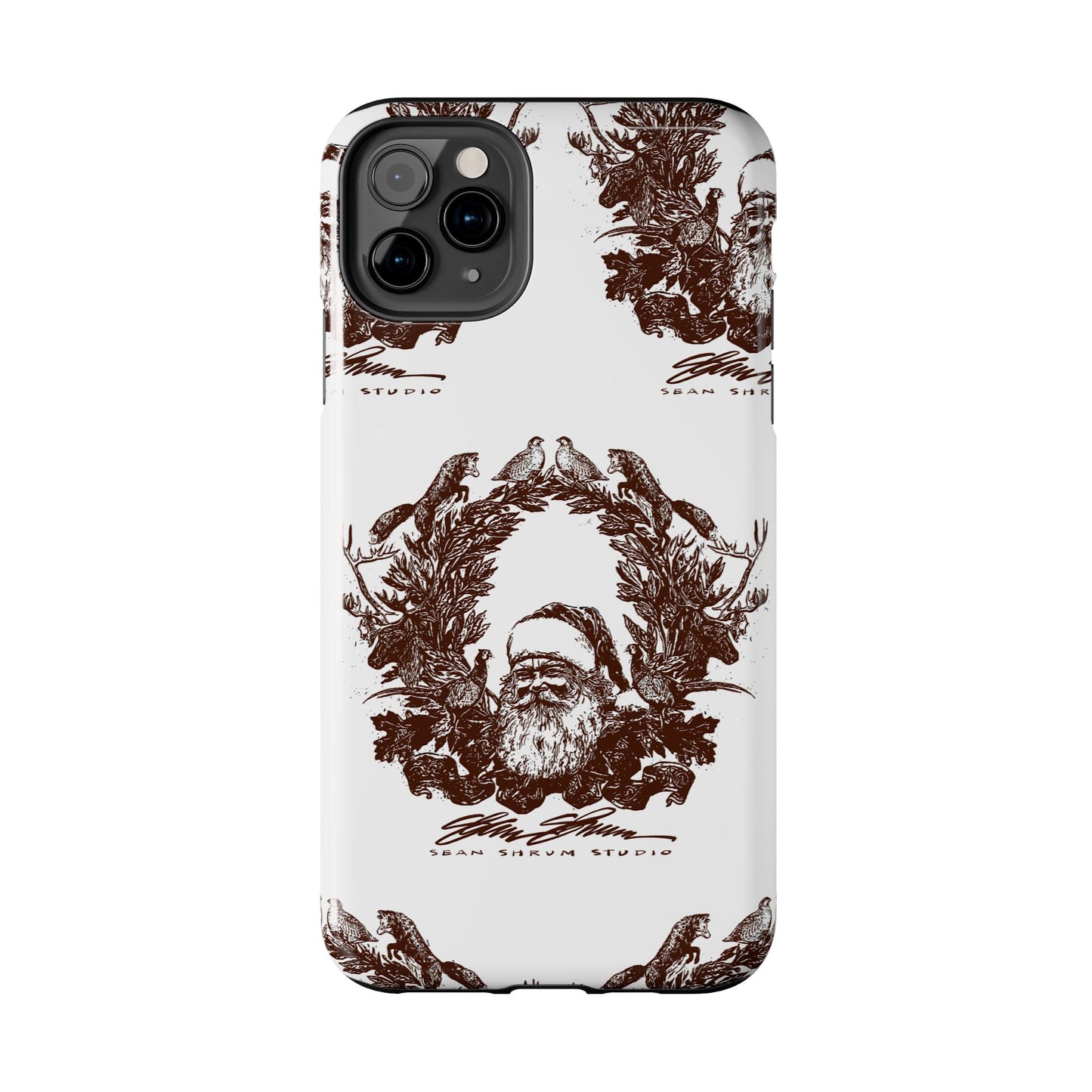 Woodland Santa iPhone Case / DOUBLE CHECK SIZE BEFORE ORDERING