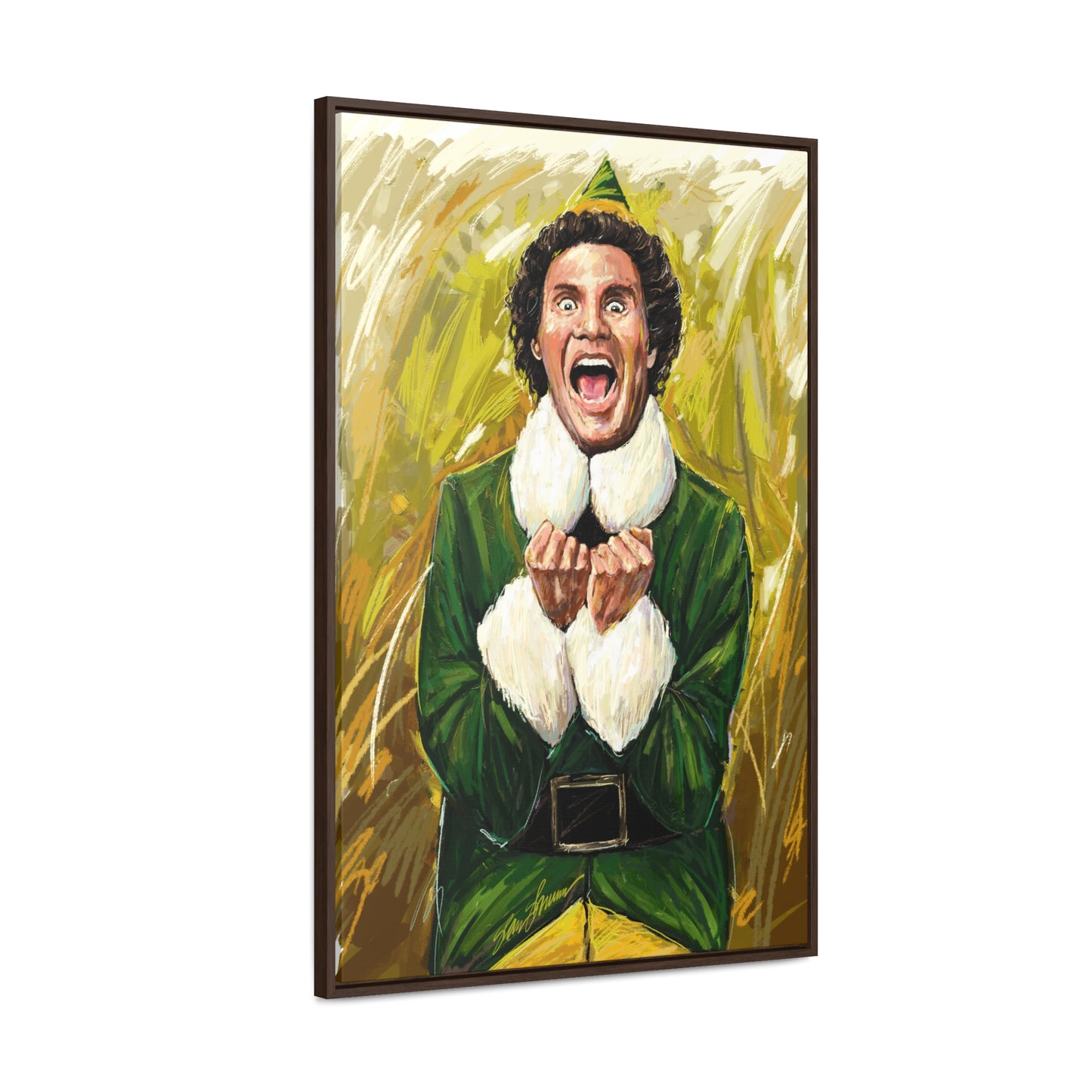 ELF Framed Canvas Print