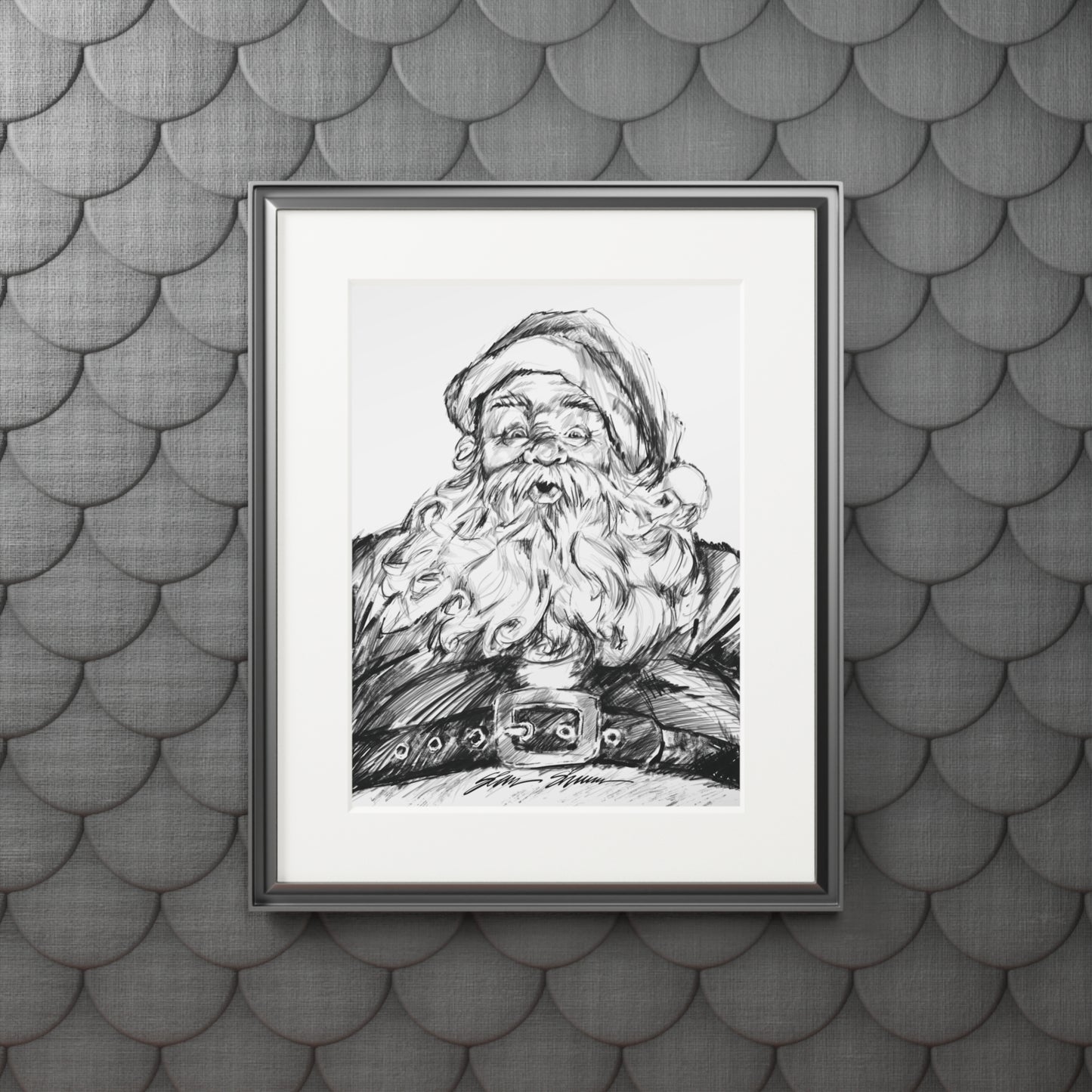 2023 Santa Fine Art Print