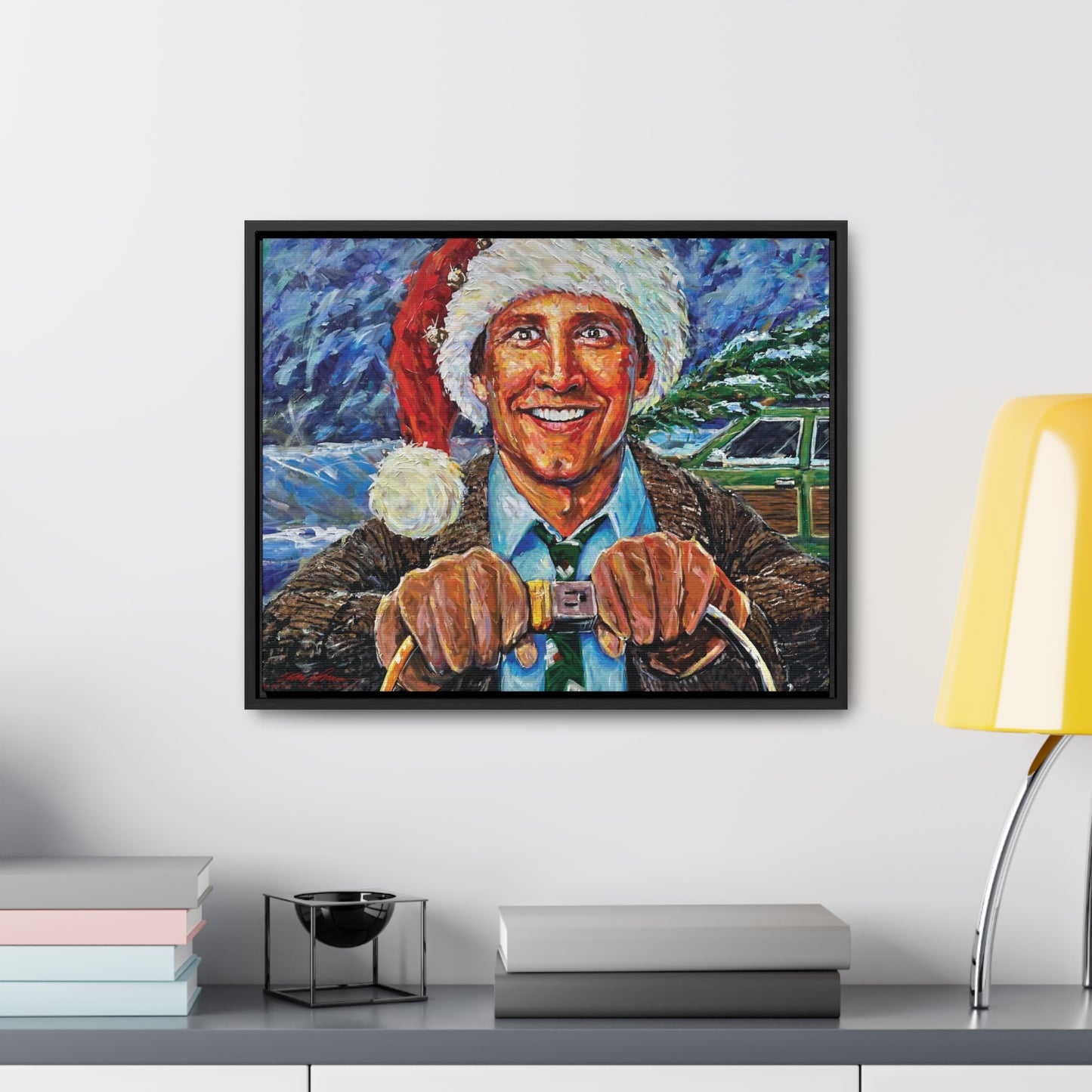 CLARK GRISWOLD FRAMED CANVAS PRINT small / medium