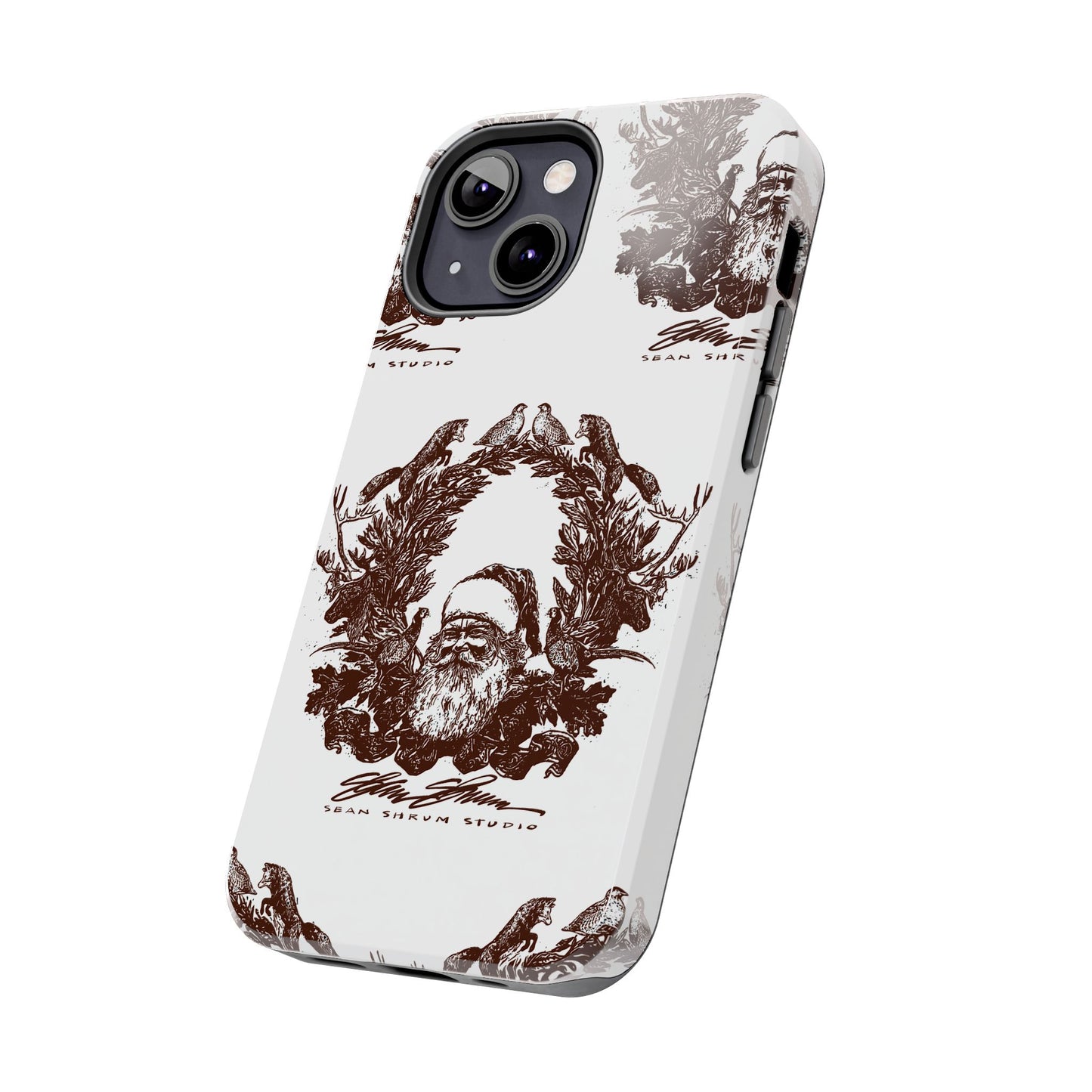 Woodland Santa iPhone Case / DOUBLE CHECK SIZE BEFORE ORDERING