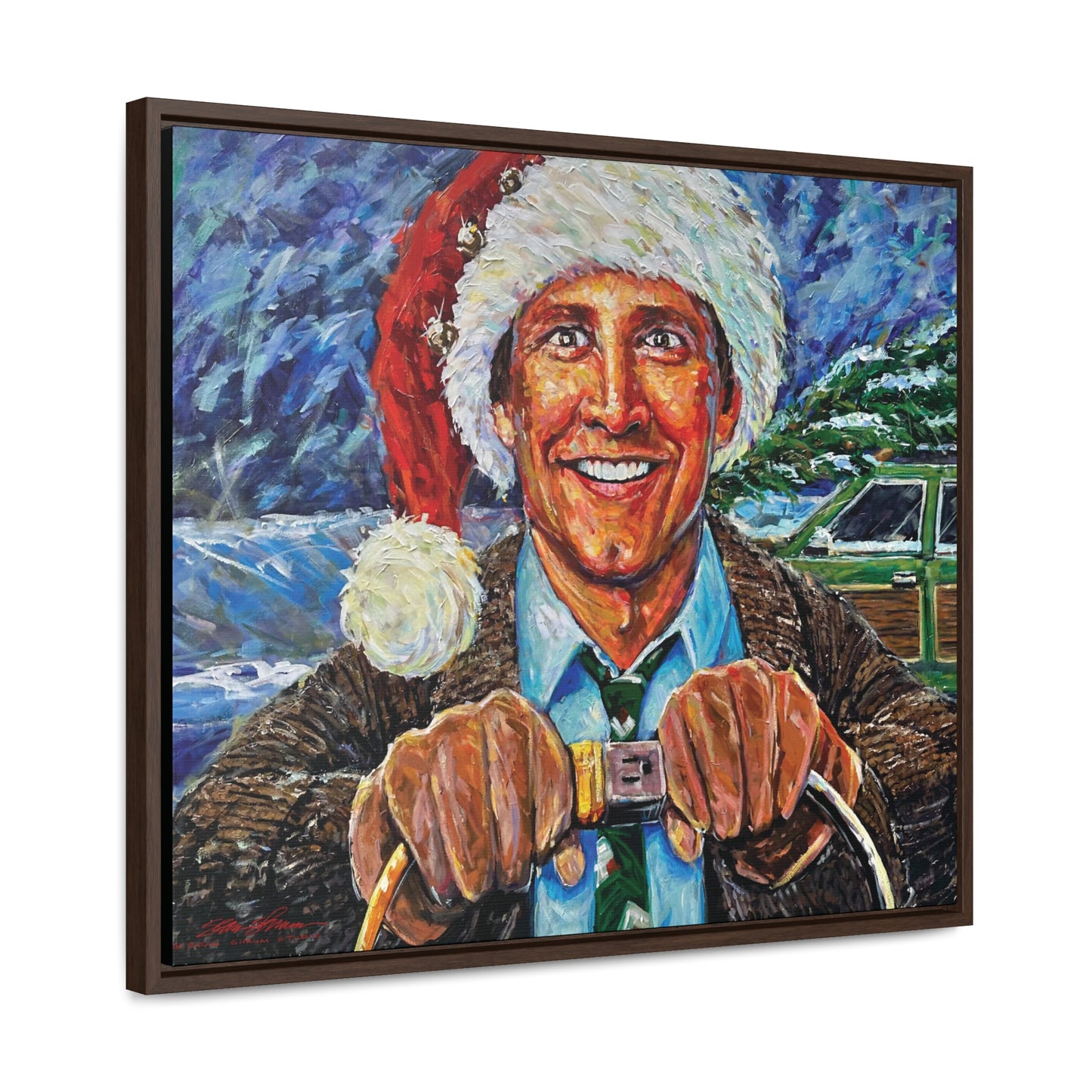 CLARK GRISWOLD FRAMED CANVAS PRINT small / medium