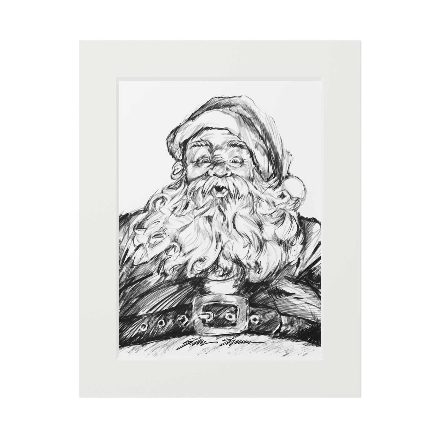 2023 Santa Fine Art Print