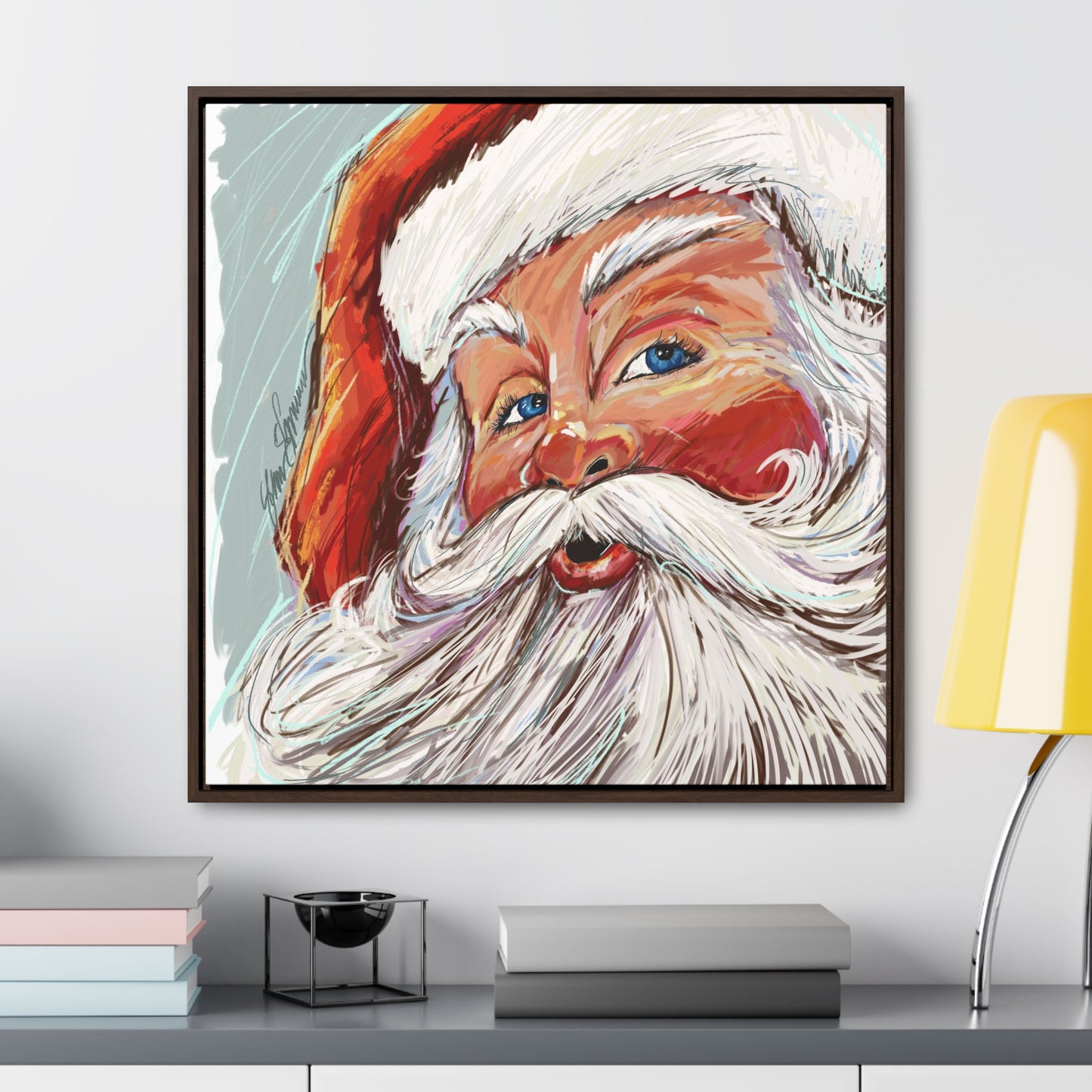 Vonde’s Santa Giclee on Canvas