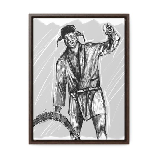 cousin Eddie framed canvas