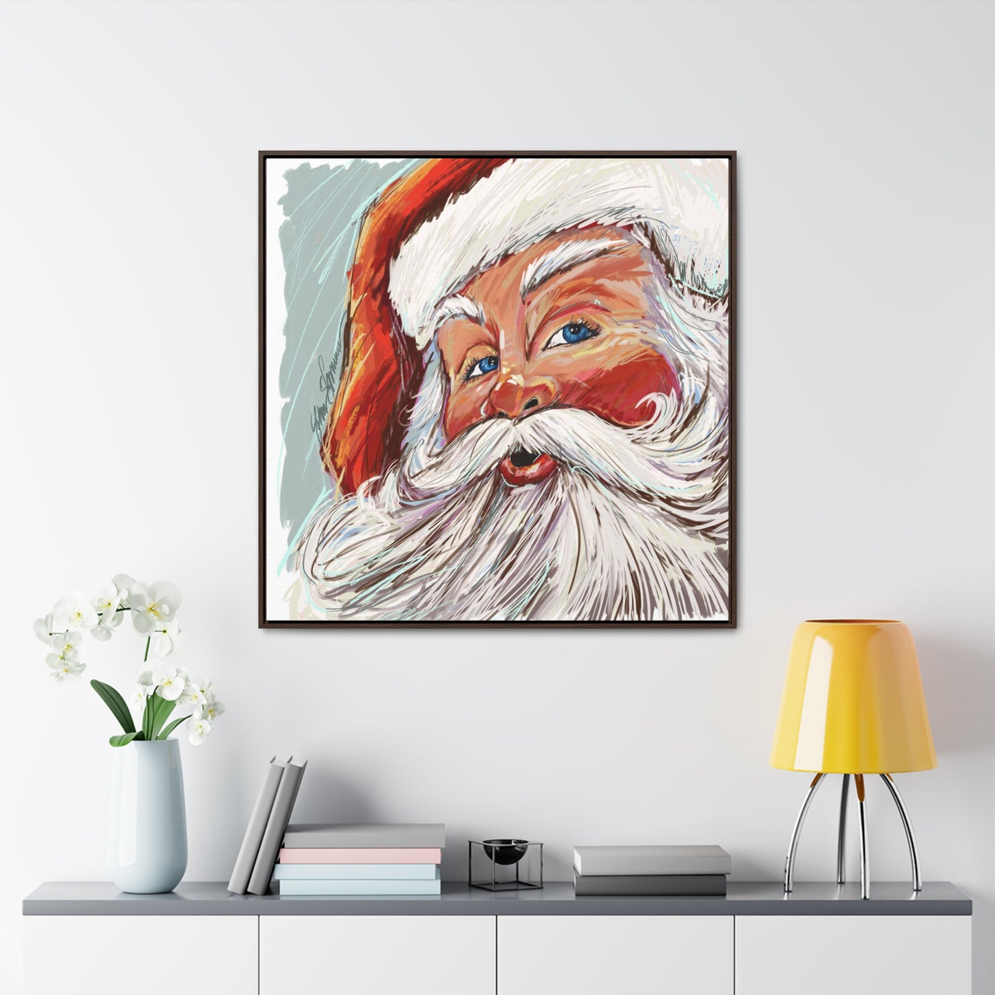 Vonde’s Santa Giclee on Canvas