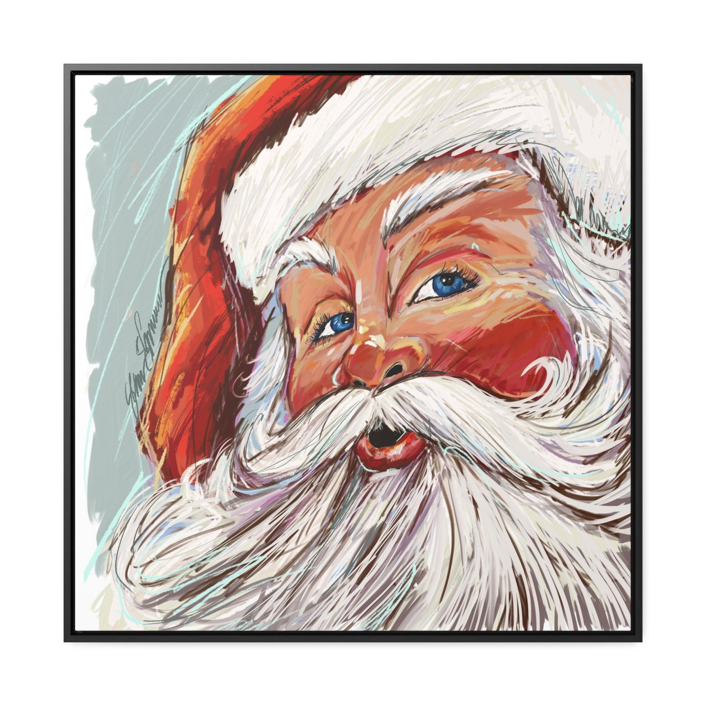 Vonde’s Santa Giclee on Canvas