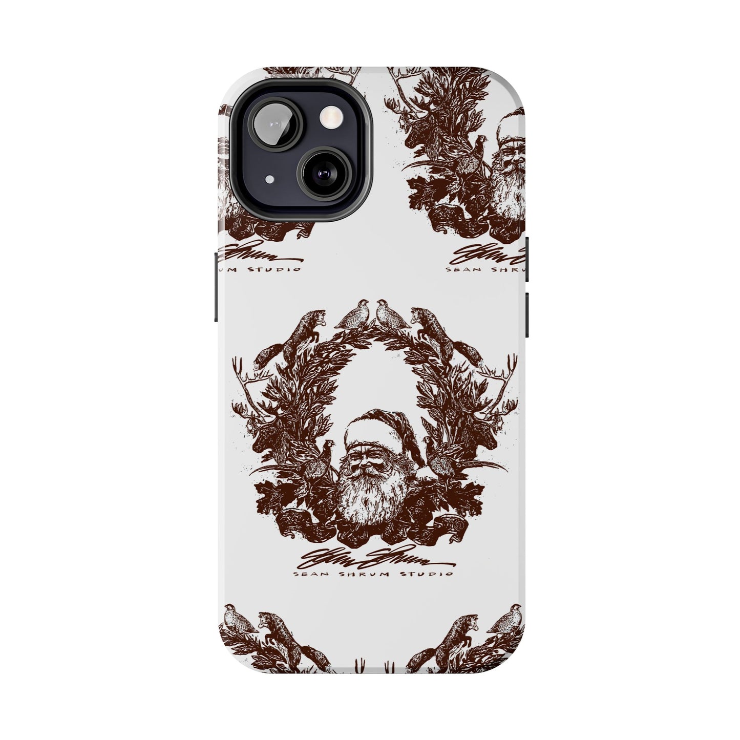 Woodland Santa iPhone Case / DOUBLE CHECK SIZE BEFORE ORDERING