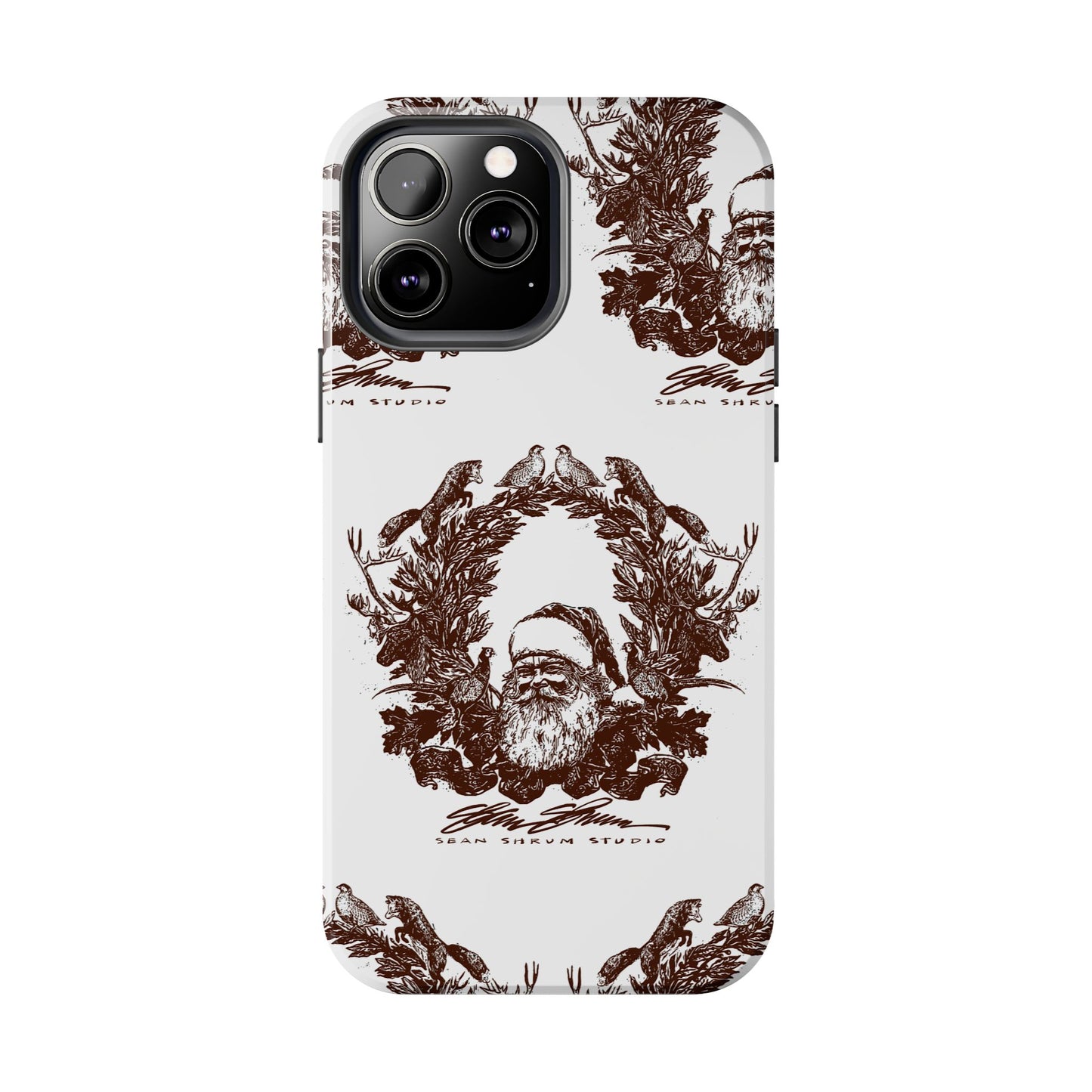 Woodland Santa iPhone Case / DOUBLE CHECK SIZE BEFORE ORDERING
