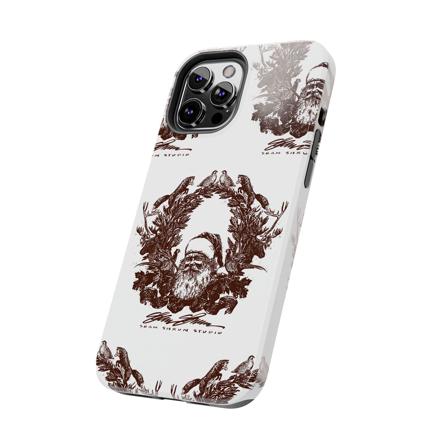 Woodland Santa iPhone Case / DOUBLE CHECK SIZE BEFORE ORDERING
