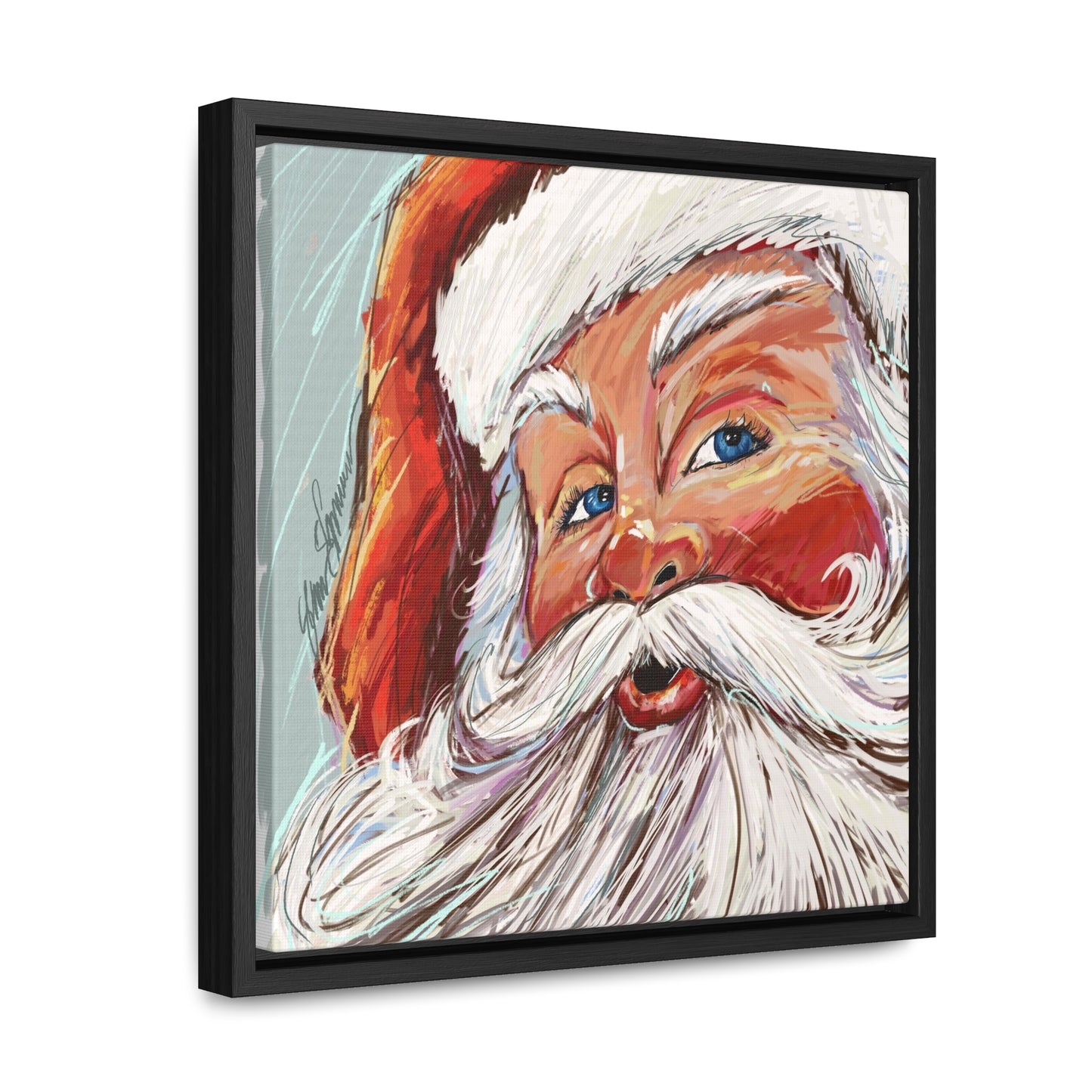 Vonde’s Santa Giclee on Canvas