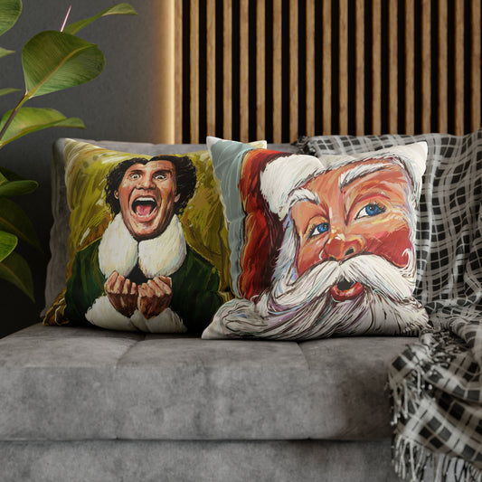Double Sided Buddy/Santa Pillow Cover (no insert)