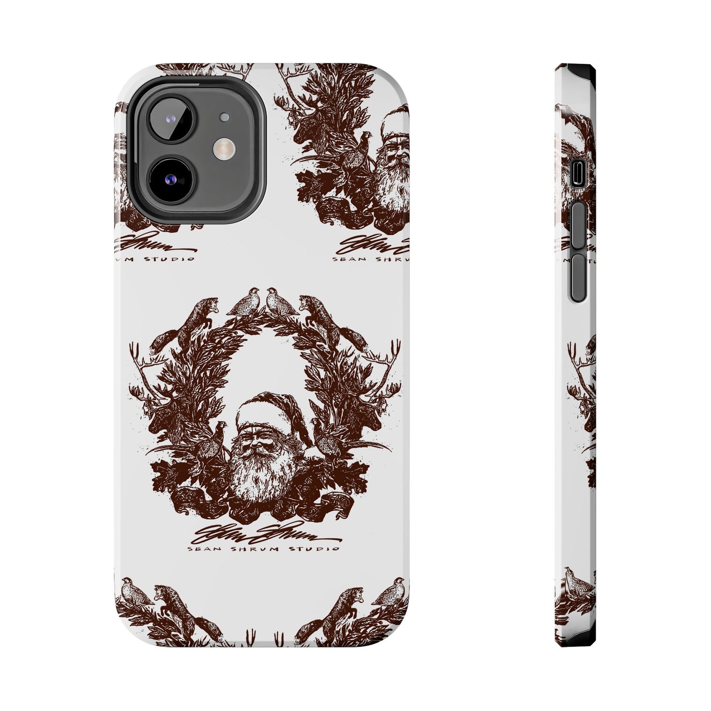Woodland Santa iPhone Case / DOUBLE CHECK SIZE BEFORE ORDERING
