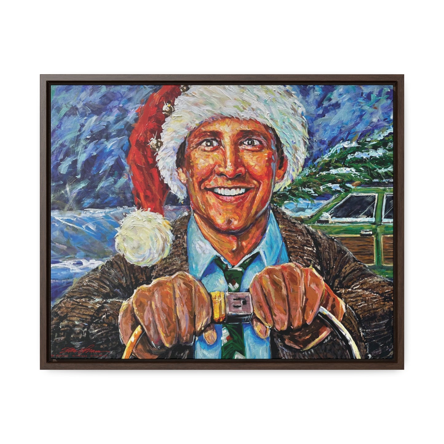 CLARK GRISWOLD FRAMED CANVAS PRINT small / medium