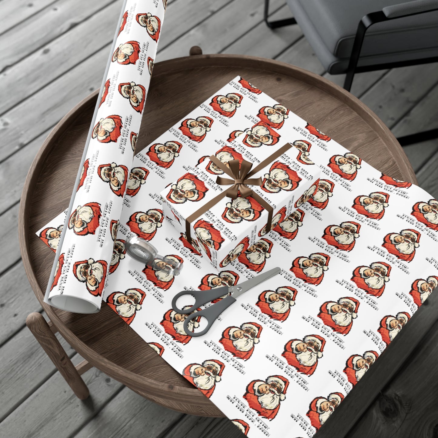Santa Gift Wrap , KAREN