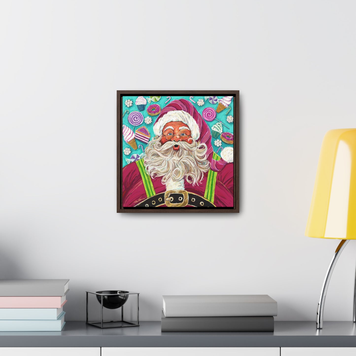 Candy Claus Canvas Giclee
