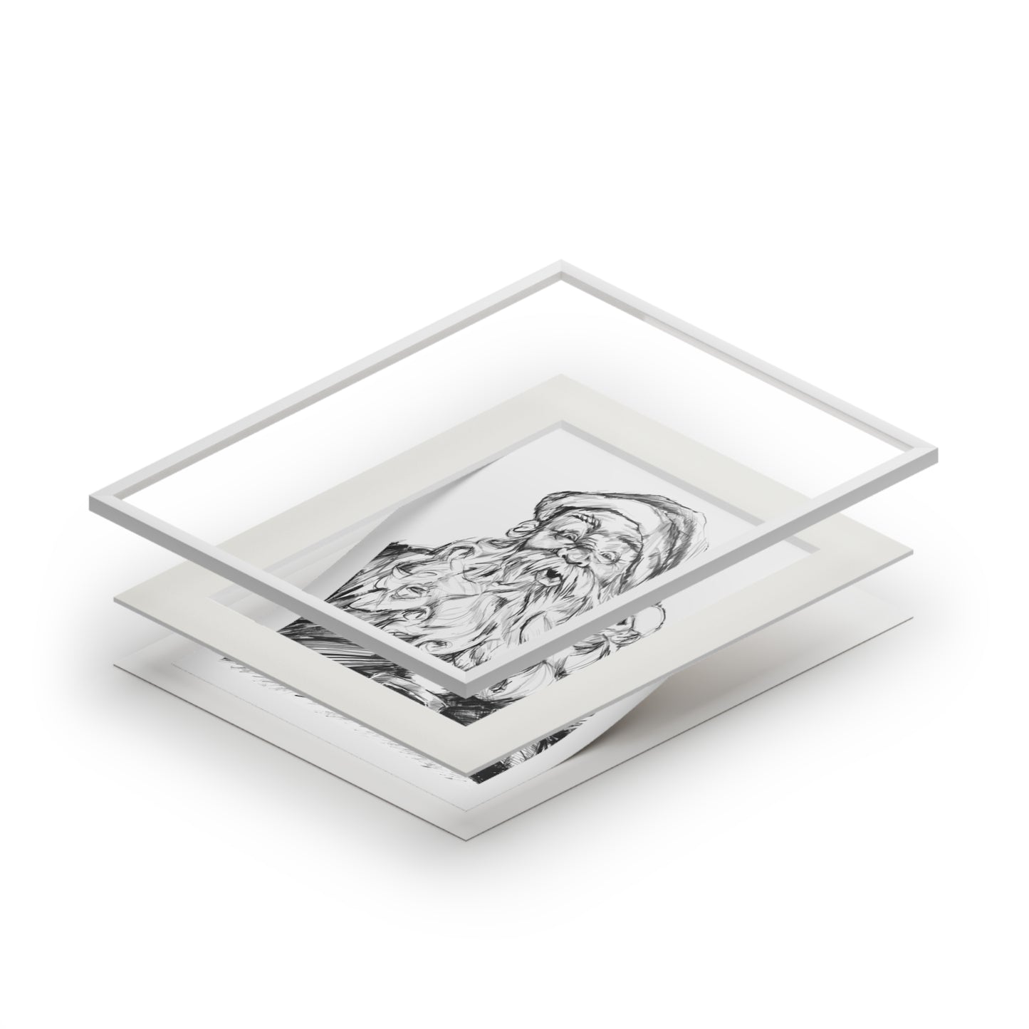 2023 Santa Fine Art Print