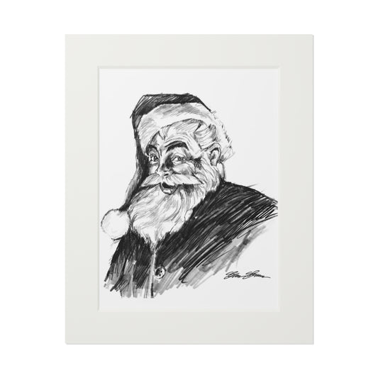 Classic Santa Fine Art Print