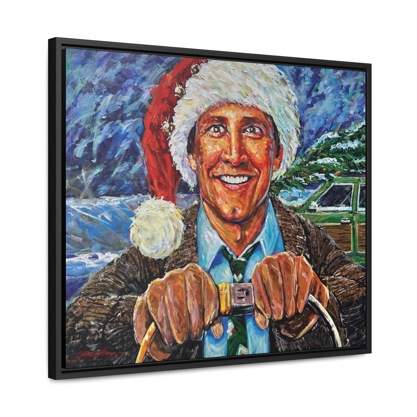 CLARK GRISWOLD FRAMED CANVAS PRINT small / medium
