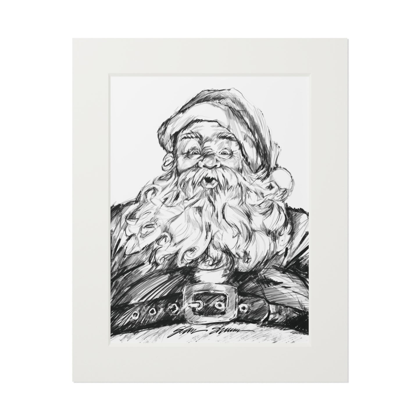 2023 Santa Fine Art Print